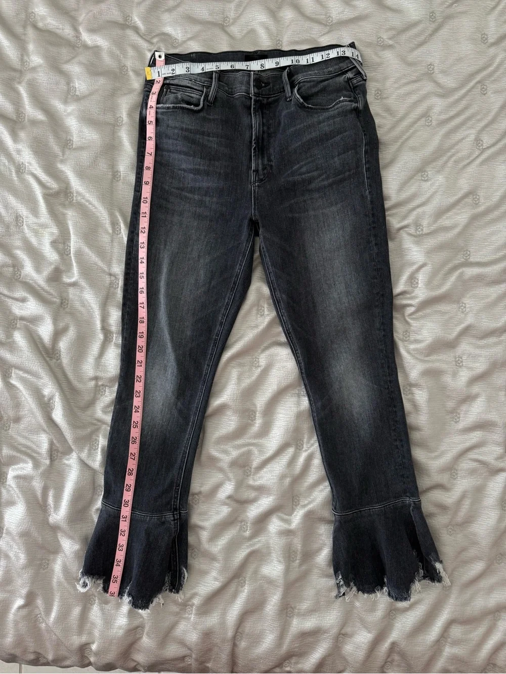 Mother The ChaChaChew Cropped Flare Jeans Size 29